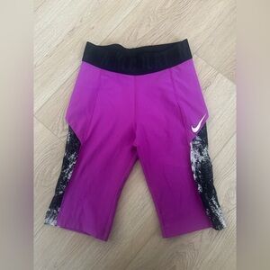 Nike Pink Bike Shorts with Stretchy Fabric